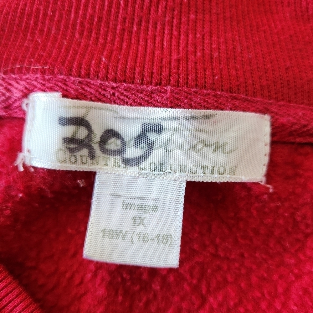 90s Red Sweatshirt Tradition - Picture 8 of 9